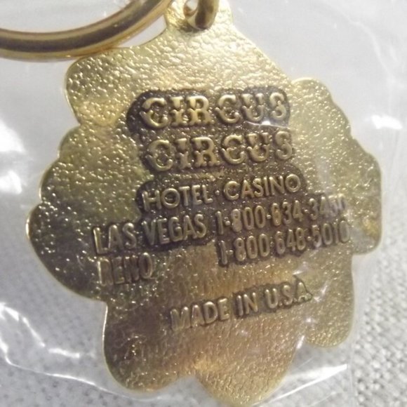 Vintage Circus Circus Las Vegas Clown Key Chain - Picture 4 of 7
